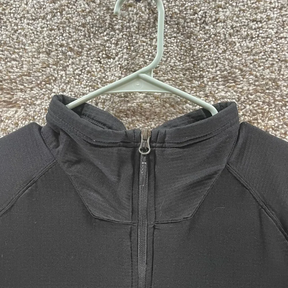 The North Face Sweatshirt Mens Large Black Half Zip Pullover Long Sleeve‎ Casual